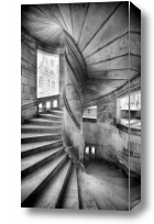 Картина Винтоая Лестница черно-белая