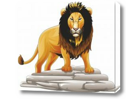 Картина Король лев рисунок